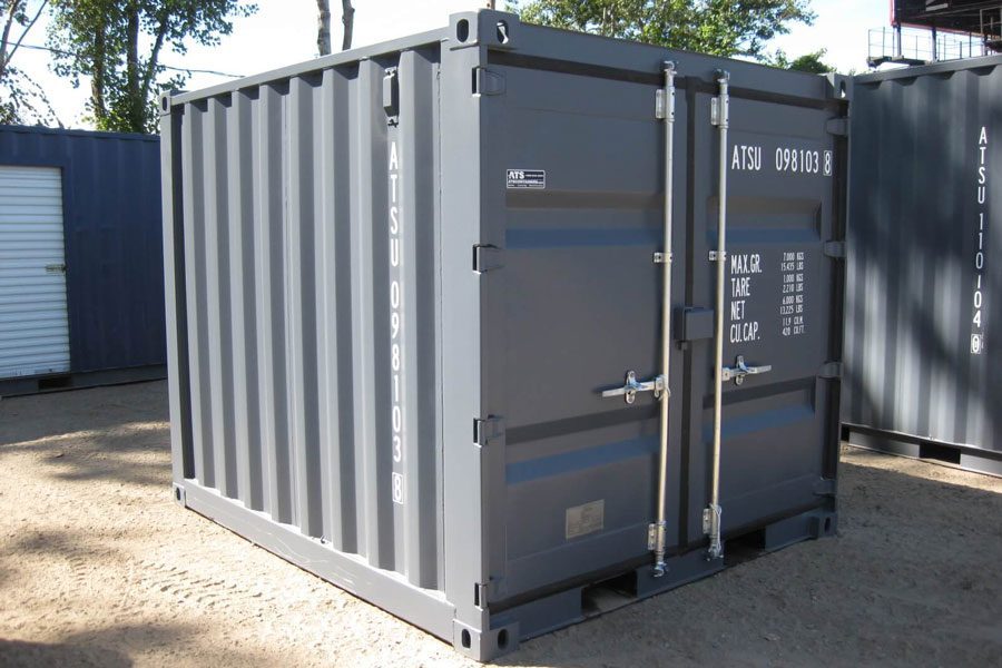 CONTENEUR MARITIME 10FTX8ft (NEUF) Gris