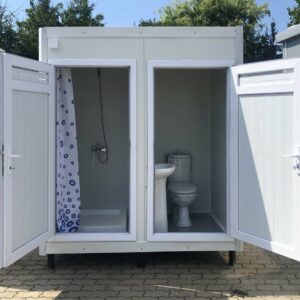 Bloc sanitaire SD1 (WC + lavabo + douche)